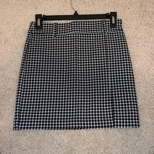 Checkered skirt